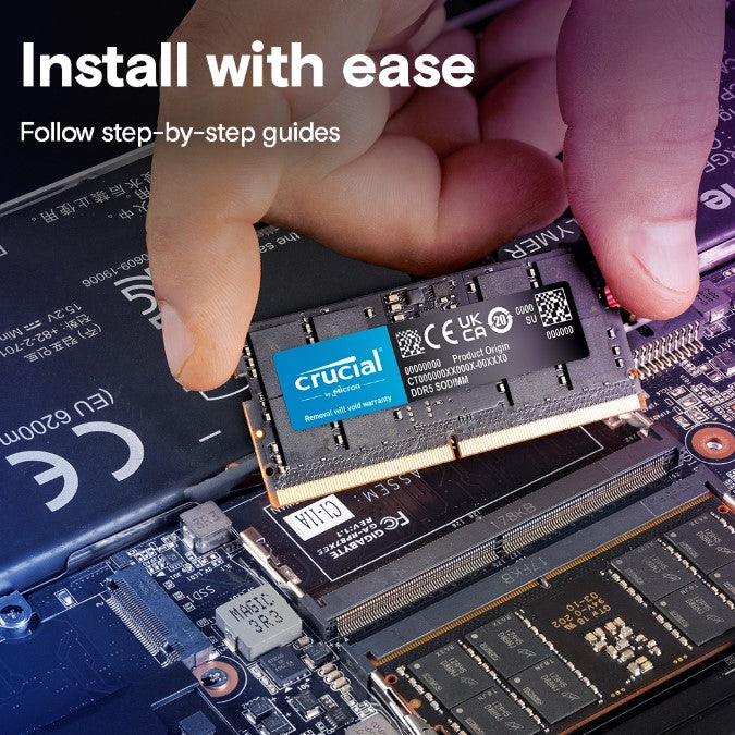 Crucial DDR5 5600Mhz Sodimm Laptop 8GB | 16GB | 32GB | – TechDeals