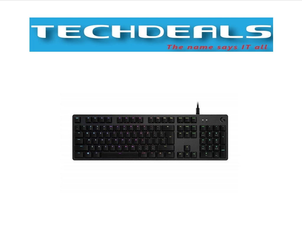 LOGITECH G512 CARBON RGB KB GX-BLUE CLICKY/BROWN TACTILE/RED LINEAR (2Y)