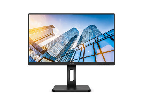 AOC Q27P2C 27-inch QHD 2560 x 1440 @ 75Hz IPS Monitor w/DP, HDMI, USB-C and Adjustable Stand