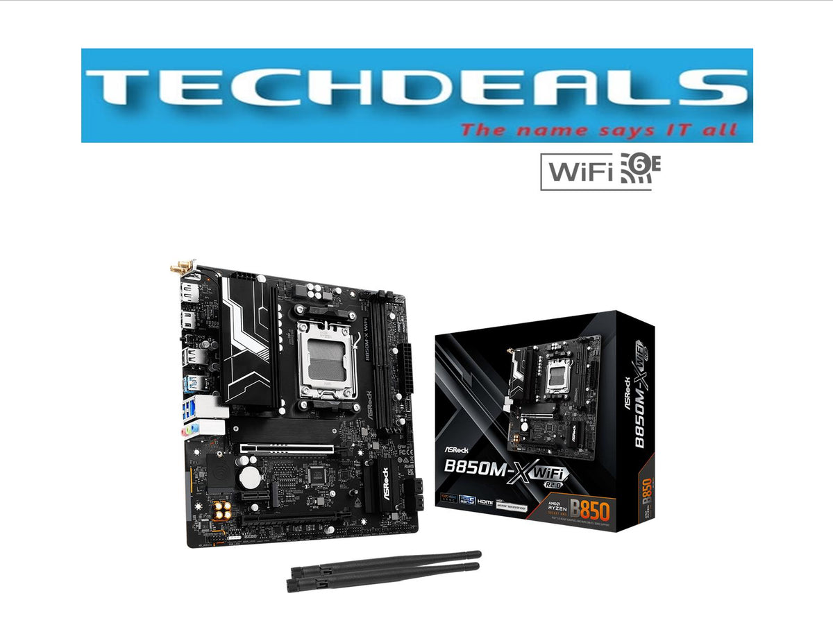 ASRock B850M-X WIFI 6E R2.0 – TechDeals Pte Ltd