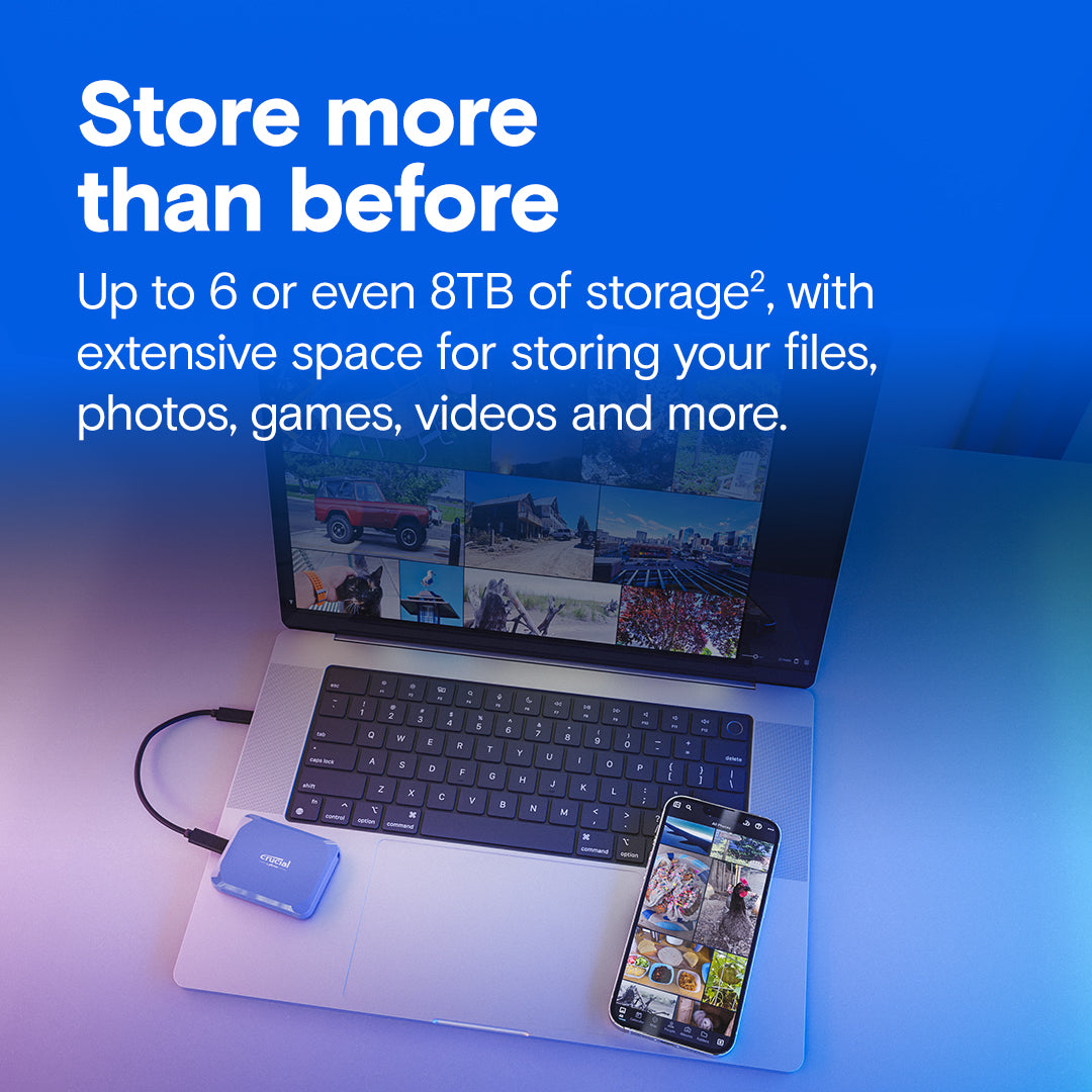 Crucial X10 Portable SSD 1TB/2TB/4TB/6TB/8TB – TechDeals Pte Ltd