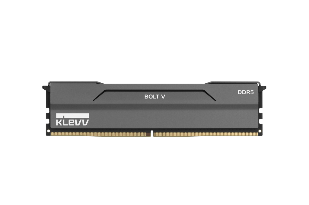 KLEVV BOLT V DDR5 Desktop RAM – 6000/6400/7200MHz CL34 – 32GB/64GB Kits – Charcoal Grey & Pure White