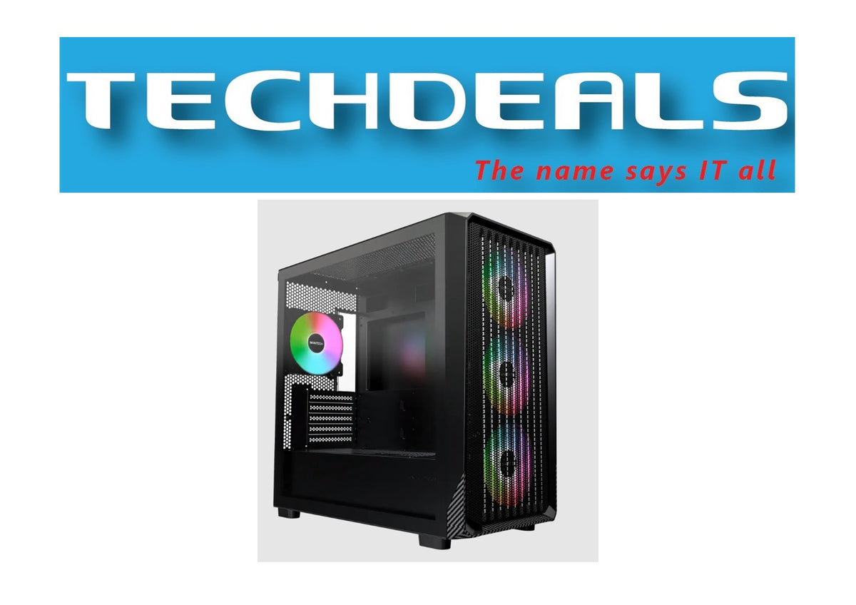 MONTECH X5M Black/White – TechDeals Pte Ltd