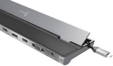 J5Create USB-C™ Triple Display Docking Station with 100W PD Adapter