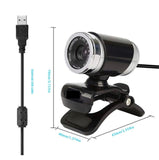 Techdeals A860-480P USB2.0 Webcam with Built-in Microphone