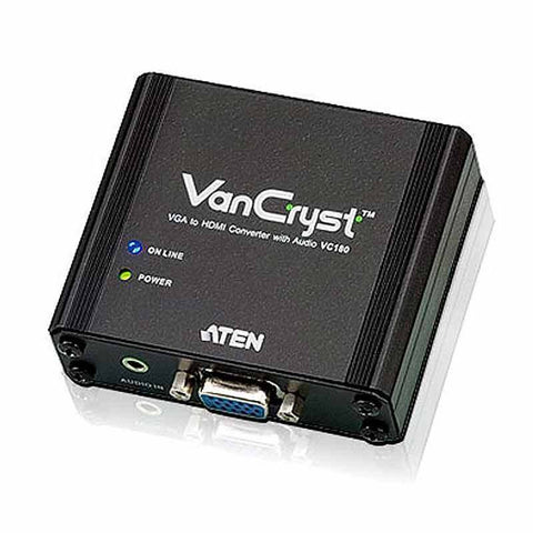 Aten VC180 VGA+Audio to HDMI Converter. 1080p. Win&Mac