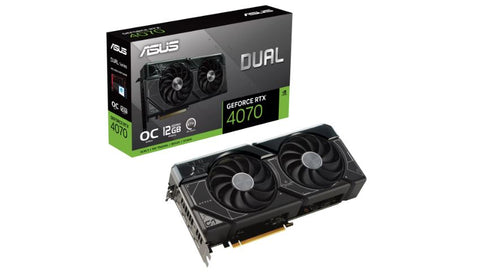 Asus Dual GeForce RTX 4070 OC Edition 12GB GDDR6X Graphics Card