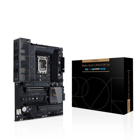 Asus ProArt B660-CREATOR D4 ATX Motherboard for LGA 1700 12th Gen Intel Processors