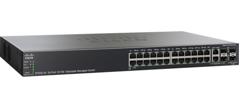 Cisco 24-port 10/100 POE Stackable Managed Switch w/Gig Uplinks