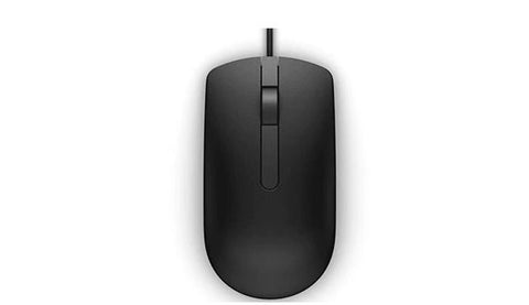Dell MS116 USB Optical Mouse - Black