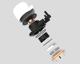 Zoomflow 360X CPU AIO Liquid Cooler 360mm Radiator, ARGB XL Pump and 3*12cm Fan - Snow Edition