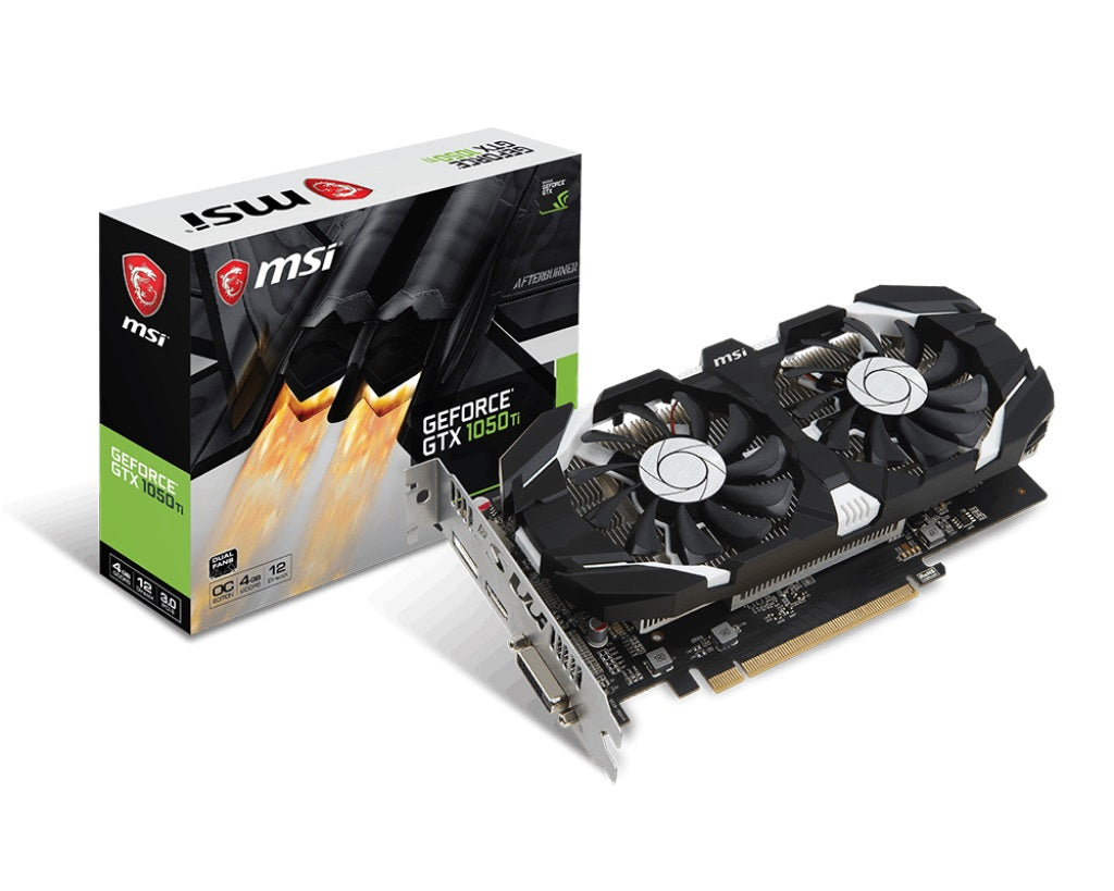 Msi GeForce GTX 1050 Ti 4GT OCV1 GDDR5 Graphics Card – TechDeals