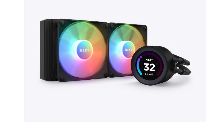 Nzxt Kraken Elite RGB AIO Liquid Cooler w/2.36” LCD Display and RGB Fans - 240mm | 280mm | 360mm (Black | White)