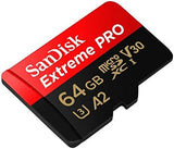 Sandisk SDSQXCU Extreme Pro microSDXC Card | UHS-I | R200M - 64GB