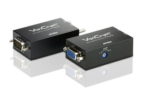 Aten VE022 Mini Cat5 VGA/Audio Extender. 1280x1024@60Hz (150m). VGA gain control. Non-powered(T)