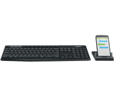 K375s MULTI-DEVICE Wireless Keyboard and Stand Combo | Dual Mode Wireless & Bluetooth