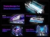 Black Opal HX100 DDR5 Heatsink Memory 32GB