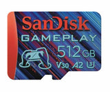 SanDisk SDSQXAV Extreme microSDXC Card for Mobile Gaming, upto 190 MB/s R, 130MB/s W, without SD Adapter - 512GB