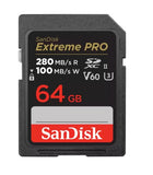SanDisk Extreme PRO SDXC™ UHS-II Card - 64GB | 128GB | 256GB | 512GB | 1TB