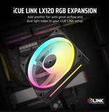 CORSAIR iCUE LINK LX120 RGB 120mm PWM Fan Expansion