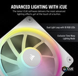 CORSAIR iCUE LINK LX120 RGB 120mm PWM Fans Starter Kit - White