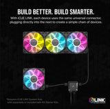 CORSAIR RX RGB Series, iCUE LINK RX120 RGB White, 120mm Fan, Single Fan (Expansion Pack)