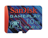 SanDisk SDSQXAV Extreme microSDXC Card for Mobile Gaming, upto 190 MB/s R, 90MB/s W - 256GB