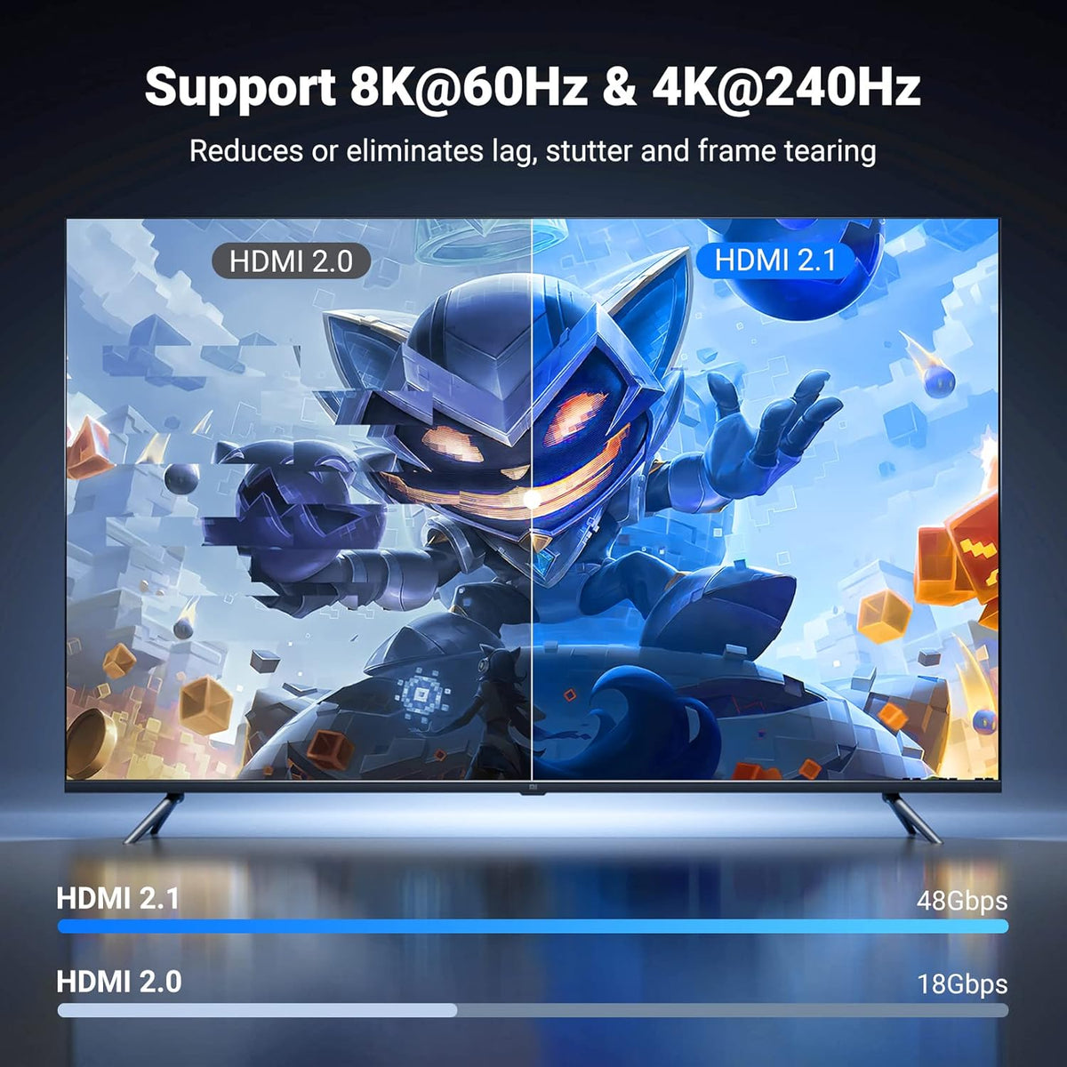 Ugreen 80403 HDMI2.1 Ultra 4K@120hz Black 2M – TechDeals Pte Ltd