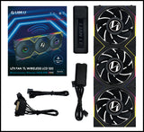 Lian Li UNI FAN TL Wireless LCD Reverse 120mm RGB – 1 & 3 Pack, Black/White, 3-Year Warranty