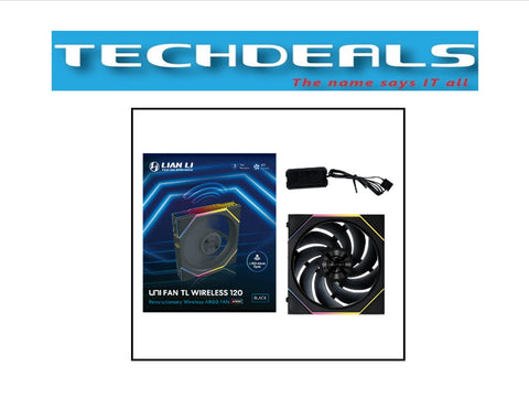 Lian Li UNI FAN TL Wireless 120mm RGB – Single & 3-Pack, Black/White