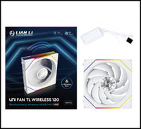Lian Li UNI FAN TL Wireless 120mm RGB – Single & 3-Pack, Black/White
