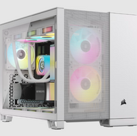 CORSAIR 2500D AIRFLOW Micro ATX Dual Chamber PC Case, White