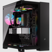 CORSAIR iCUE LINK 6500X RGB Mid-Tower Dual Chamber PC Case, Black