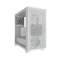 Corsair 3000D Airflow Mid-Tower PC Case - White - 2x SP120 ELITE Fans
