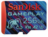 SanDisk SDSQXAV Extreme microSDXC Card for Mobile Gaming, upto 190 MB/s R, 90MB/s W - 256GB