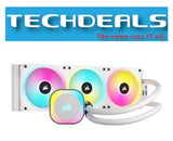 CORSAIR iCUE LINK H150i RGB White Liquid CPU Cooler - 360mm Radiator