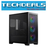 COOLERMASTER ELITE 302 m-ATX CASE WITH T.G 4 FANS - BLACK | WHITE
