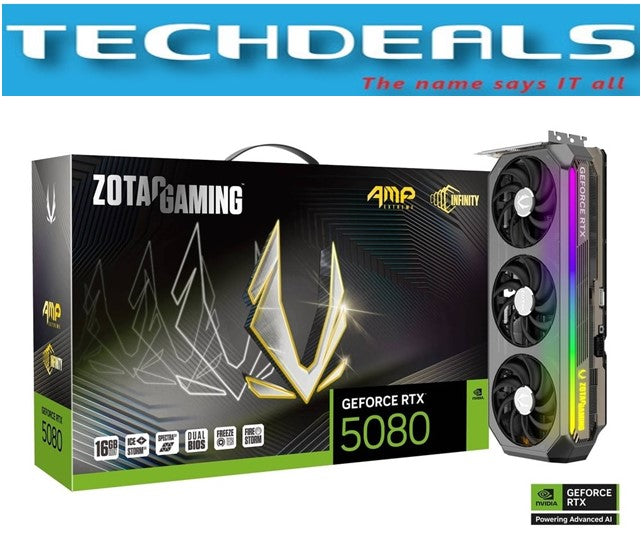 Zotac RTX5080 AMP Extreme Infinity 16GB GDDR7