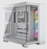 CORSAIR iCUE LINK 6500X RGB Mid-Tower Dual Chamber PC Case, White
