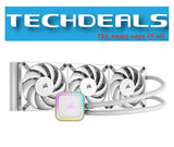 Corsair iCUE H150i Elite RGB Liquid CPU Cooler - White