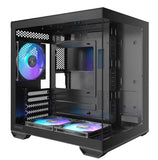 OKINOS Mirage 4 Black - w/3 fans MATX