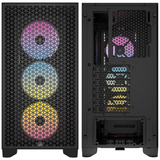 Corsair 3000D Airflow RGB Mid-Tower PC Case - Black - 3x AR120 RGB Fans