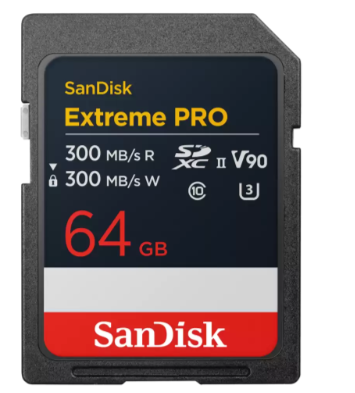 SanDisk Extreme PRO SD UHS-II Card (V90) - 64GB | 128GB | 256GB | 512GB