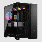Corsair 6500X Mid-Tower Dual Chamber PC Case - Black