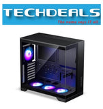 Phanteks XT V5 ATX Case, Tempered Glass, 4x 120 DRGB PWM fan, Black