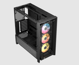 CORSAIR FRAME 4000D RS ARGB Mid-Tower PC Case, Black  (Includes 3x CORSAIR RS ARGB PWM Fans)