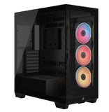 CORSAIR 3500X LX-R RGB iCUE Link Tempered Glass Mid-Tower PC Case Black