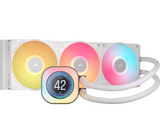 CORSAIR iCUE LINK TITAN 360 RX LCD Liquid CPU Cooler - White