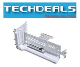Phanteks Preimum PCIe Gen5 Vertical GPU Bracket, DRGB, 220mm PCIe 5.0 x16 Riser Cable, White