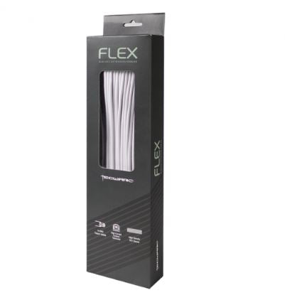 Tecware FLEX PSU Sleeved Extension V2 - 24pin / 4+4pin / 6+2pin*2 - White